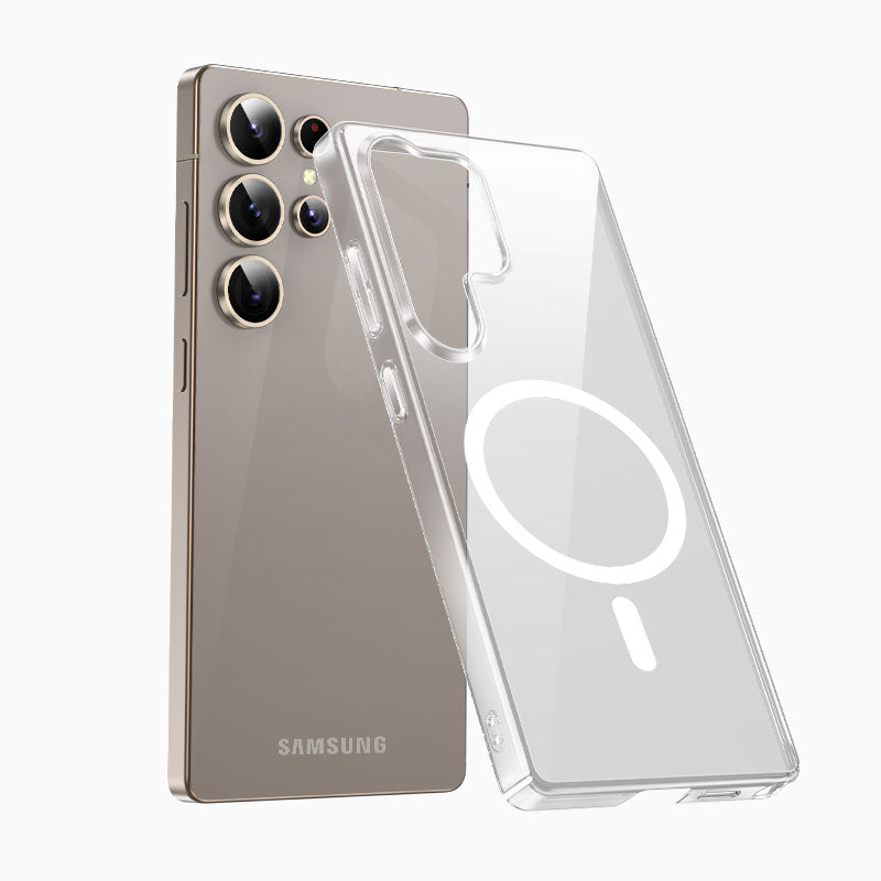 Keephone Galaxy S25 Ultra X-crystal Magsnap Anti Yellowing Magsafe Case | Transparent Keephone Galaxy S25 Ultra X-crystal Magsnap Anti Yellowing Magsafe Case | Transparent